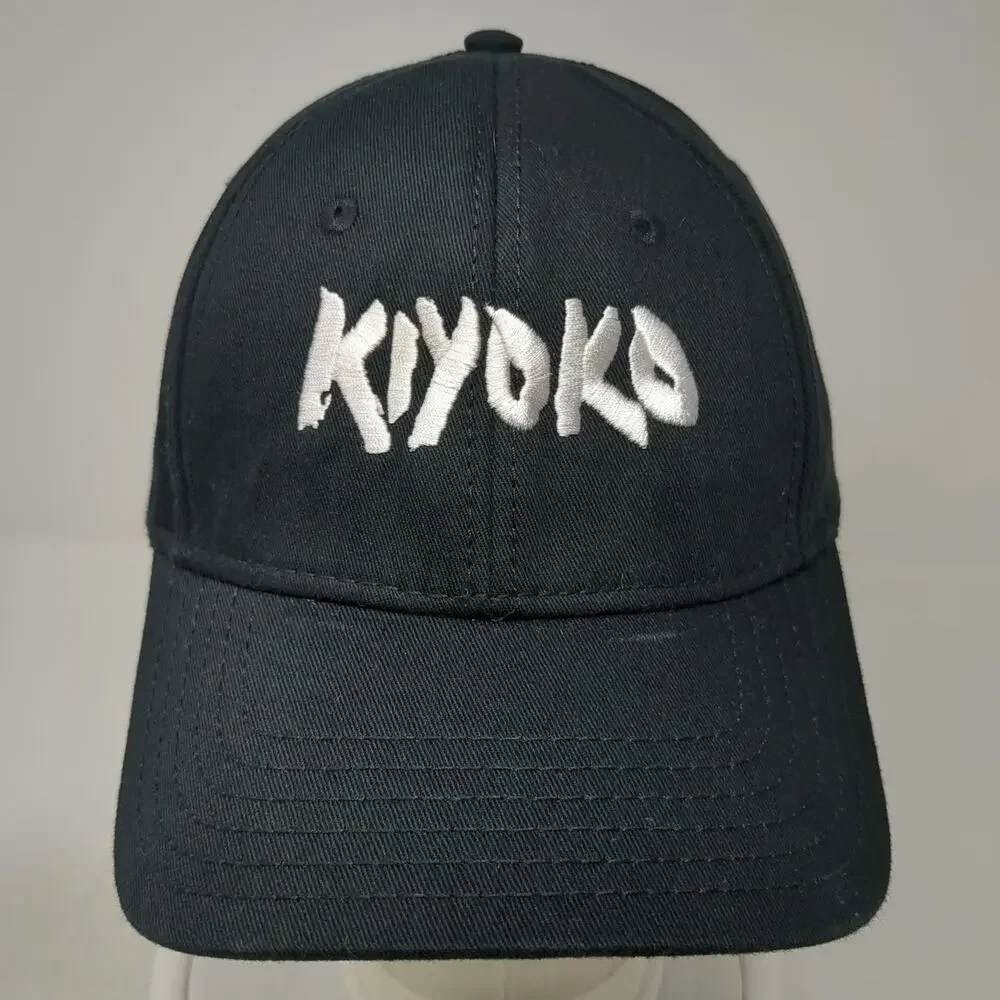 Otto Baseball Cap Black One Size Embroidered Kiyoko Graphic Hat Strapback